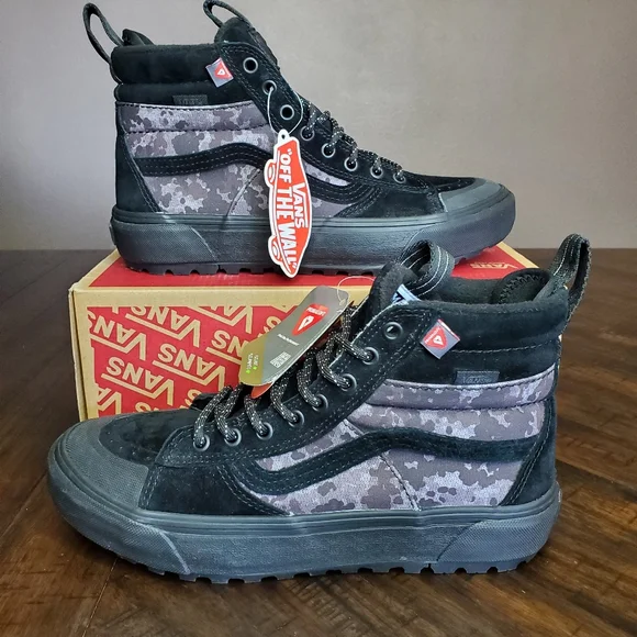 Vans Sk8-Hi Mte-2 Black Camo Men Size 8, Women Size 9.5 VANS Sk8 Hi MTE-2, Mens Size 8 / Womens 9.5, Black Camo Gray  main image 3